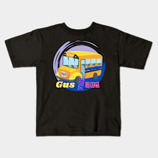 Gus the Safety Bus vintage & Summer Kids T-Shirt